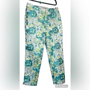 TALBOTS Heritage jacquard pants size 4